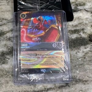 Disney Lorcana Iago Out of Reach D23 Gold Member Exclusive Trading Card 2025 NEW